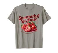 Yes Please Fruit Fresh Berry Lover Strawberries T-Shirt