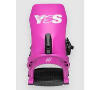 YES Rebel 2026 Snowboard Bindings party pink M