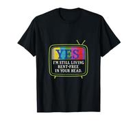 Yes Sarcastic Sassy Retro TV Test Pattern Design T-Shirt