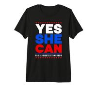 Yes She Can for A Brighter Tomorrow Harris Walz Waltz Premium T-Shirt