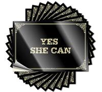 Yes She Can Signs, Funny Bar for Man Cave