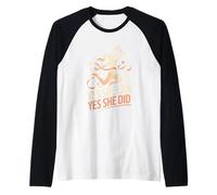 Yes She Can Yes She Did Women Empowerment Women's Equality Raglan Baseball Tee
