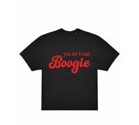 Yes Sir I Can Boogie Disco T Shirt Retro 70s Slogan Tee Oversize Boogie Graphic Top Womens Mens Dance Lovers Party Outfit Music Fans Adult Top Black L Style 1