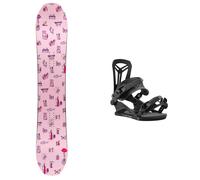 Yes - Snowboard Bindings - Pack Halldor Xtrm 2025 for Men in Nylon - Pink Pink