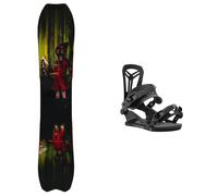 Yes - Snowboard Bindings - Pack Warca Uninc Jps 2025 for Men in Nylon - Black Black