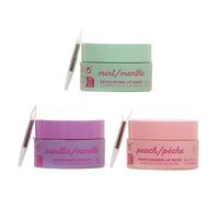Yes Studio 3pcs Lip Mask and Scrub Set, Includes Exfoliating Lip’s Scrub, Hydrating and Moisturising Lip Masks with Silicone Applicator, Lips Care Kit for Soft, Cushioned Lips - 3× 20g