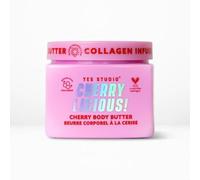 Yes Studio Cherry Licious Body Butter 400g - Collagen Infused Body Moisturiser, Cherry Scented Body Cream, Deep Hydration for Soft, Smooth Skin, Vegan & Cruelty Free