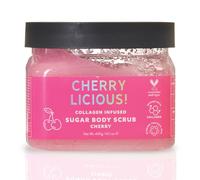 Yes Studio Cherry Sugar Exfoliating Body Scrub with Collagen 400g