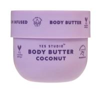 Yes Studio Coconut Scented Moisturising Body Butter with Magnesium 400g | Fast-Absorbing, Non-Greasy Body Butter for Dry Skin, Long-Lasting Softness Daily Moisturiser, No Residue for All Skin Types