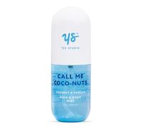 Yes Studio Coconut Vanilla Hair and Body Mist, Fine Fragrance Mist with Beachy Coconut & Warm Vanilla Notes, A Weightless, Non-Sticky Lift that Lingers, Your Beach Day in a Bottle - 100ml