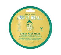 Yes Studio Face It Babe! Face Sheet Mask - Passionflower, Vitamin C & Hyaluronic Acid, Brightening & Purifying Face Mask, Single Use Skincare Treatment, Cruelty Free
