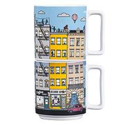 Yes Studio Heat Changing Stacking Mugs - City