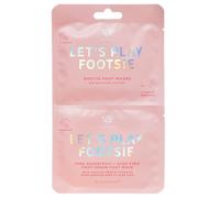 Yes Studio Let's Play Footsie Bootie Foot Masks In Pink Pink