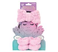 Yes Studio Make-Up Headband & Wristband Set Pink Extra Soft