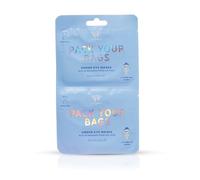 Yes Studio Pack Your Bags Eye Mask, De-Puffing & Hydrating Peel-Off Under-Eye Mask with Vitamin C & Green Tea, Fast 10-15 Min Peel-Off Routine, Travel-Ready Duo, 2 x 10ml Pack