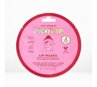 Yes Studio Pucker Up! Lip Masks - 2 Piece Lip Mask Treatment Set with Shea Butter, Rose Oil & Vitamin C - Hydrating Lip Care Treatment for Softer, Smoother Lips