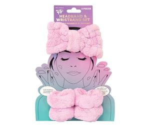 Yes Studio Quick-Dry Microfiber Headband and Wristband Set for Skincare