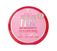 Yes Studio Top To Toe Multi Masking Body Set - 4 Piece Self Care Pamper Kit with Face Mask, Lip Mask, Under Eye Masks & Foot Bootie Mask, Hydrating Skincare Gift Set