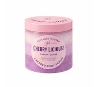 Yes Studio Women's Triple Layered Body Scrub - Cherry in Pink Yes Studio Pink