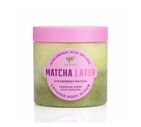 Yes Studio Women's Triple Layered Body Scrub - Strawberry Matcha in Green