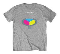 Yes - Rockoff Trade Yes Unisex T-Shirt: 90125 Large/Grey