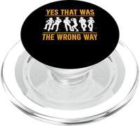 Yes That Was The Wrong Way Square Dance PopSockets PopGrip for MagSafe