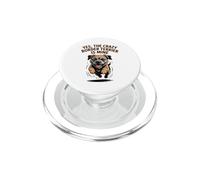 Yes, the crazy Border Terrier is Mine Funny Small Dog Breed PopSockets PopGrip for MagSafe
