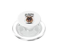 Yes the crazy Bullmastiff is Mine Fun Cartoon Pet Dog Breed PopSockets PopGrip for MagSafe