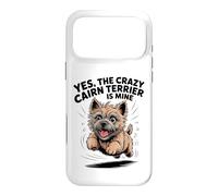Yes, the crazy Cairn Terrier is Mine Cartoon Pet Dog Breed Case for iPhone 17 Pro Max