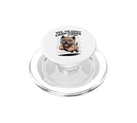 Yes, the crazy Cairn Terrier is Mine Cartoon Pet Dog Breed PopSockets PopGrip for MagSafe