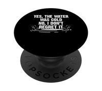 Yes, The Water Was Cold Baptism Christian PopSockets Adhesive PopGrip