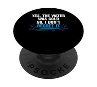 Yes, The Water Was Cold Baptism Christian PopSockets Adhesive PopGrip