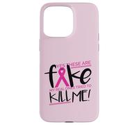 YES THESE ARE FAKE MY REAL ONES TRIED TO KILL ME Cancer Meme Case for iPhone 15 Pro Max
