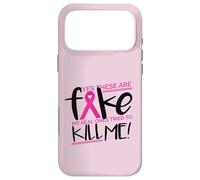 YES THESE ARE FAKE MY REAL ONES TRIED TO KILL ME Cancer Meme Case for iPhone 17 Pro Max