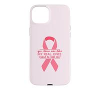 YES THESE ARE FAKE MY REAL ONES TRIED TO KILL ME Funny Meme Case for iPhone 15 Plus
