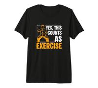 Yes This Counts As Exercise Chi Gong Practice A Qigong Lover Premium T-Shirt