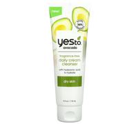 Yes To Avocado Fragrance Free Daily Cream Cleanser Hydrating Face Wash That Removes Makeup & Impurities Leaving Skin Moisturized With Hyaluronic