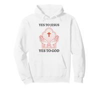 Yes To Jesus Yes To God (Cross Graphic) Pullover Hoodie