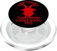 Yes Today Satan with Goat Face Tomorrow Looks Good Too. PopSockets PopGrip for MagSafe