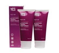 YES® VM Vaginal Moisturiser 2 x 100ml | Certified Organic | pH-Matched Gel | Long-Lasting & Fast Acting for Vaginal Dryness