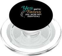 Yes We're Twins No We're Not Identical Matching Family PopSockets PopGrip for MagSafe