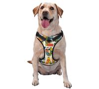 Yes You Can Floral Patterns No Pull Dog Harness Adjustable Reflective Oxford Easy Control Medium Large Dog Harness
