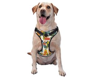 Yes You Can Floral Patterns No Pull Dog Harness Adjustable Reflective Oxford Easy Control Medium Large Dog Harness