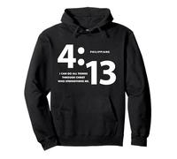 Yes You Can - Philippians 4:13 Bible Verse Christian Pullover Hoodie