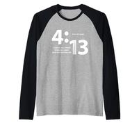 Yes You Can - Philippians 4:13 Bible Verse Christian Raglan Baseball Tee