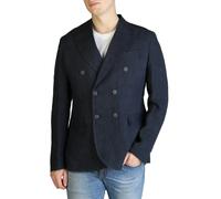 Yes Zee Men's Linen Blazer - Blue - 44