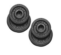 Yes4All 1.15-inch Cast Iron Weight Plates Set for Dumbbells-Standard Dumbbell Plates Set (1.25 + 2.5lb, Set of 4)