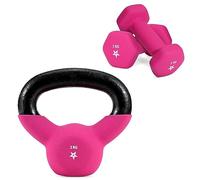 Yes4All 1 kg Dumbbell Neoprene and 2 kg Kettlebell Neoprene