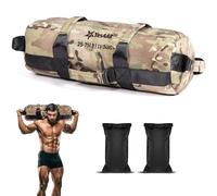 Yes4All 20kg/30kg/50kg/80kg Weight Bag - Sandbags Gym - Core Training Power Bag for Crossfit/Running/Workout/PowerLiffting - Sold UNFILLED