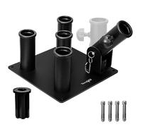 Yes4All 2in1 T-Bar Row Platform Multifunction with 1inch & 2 inch (5 Bars) and 1-Inch Adapter, Barbell Holder with Landmine Attachment